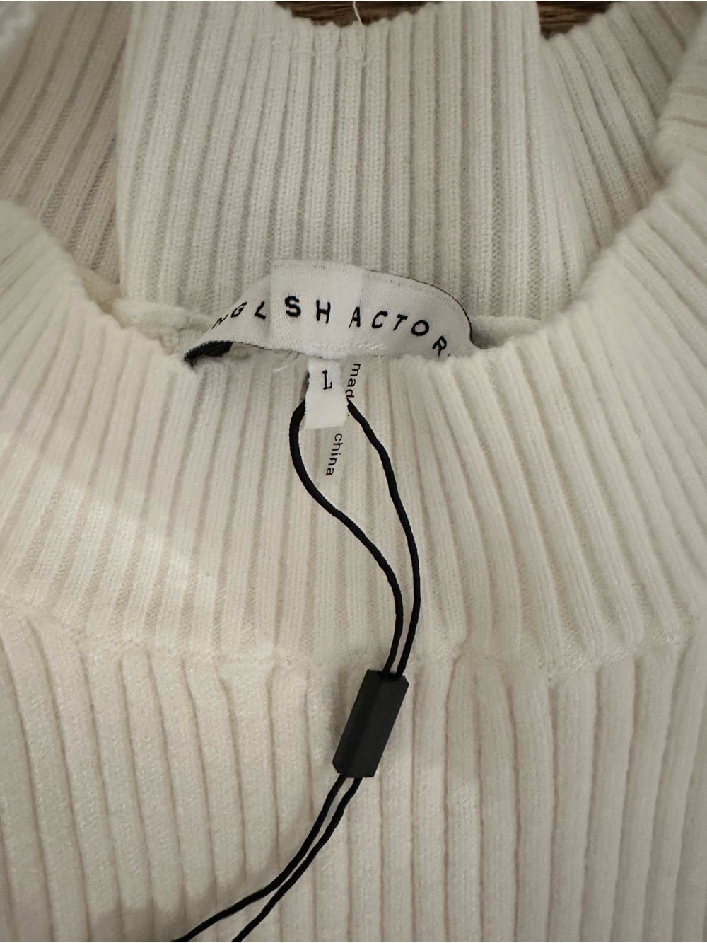 English Factory ivory knot woven top combo - Picture 3 of 7